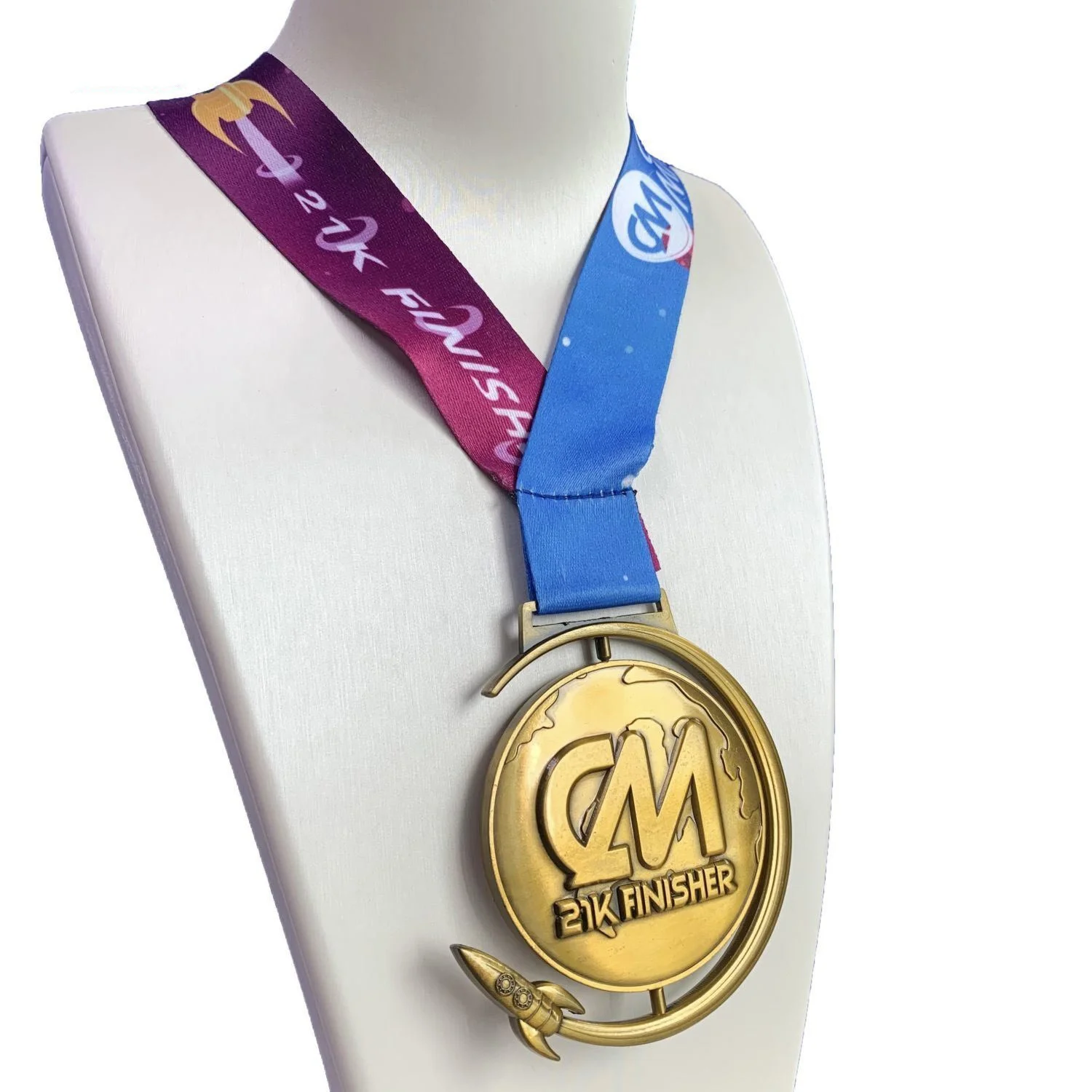 Factory Custom Logo Sport Anti-barss Gold Champions Souvenir Cycling Football Basketball Marathon Finisher Winner Award Medals