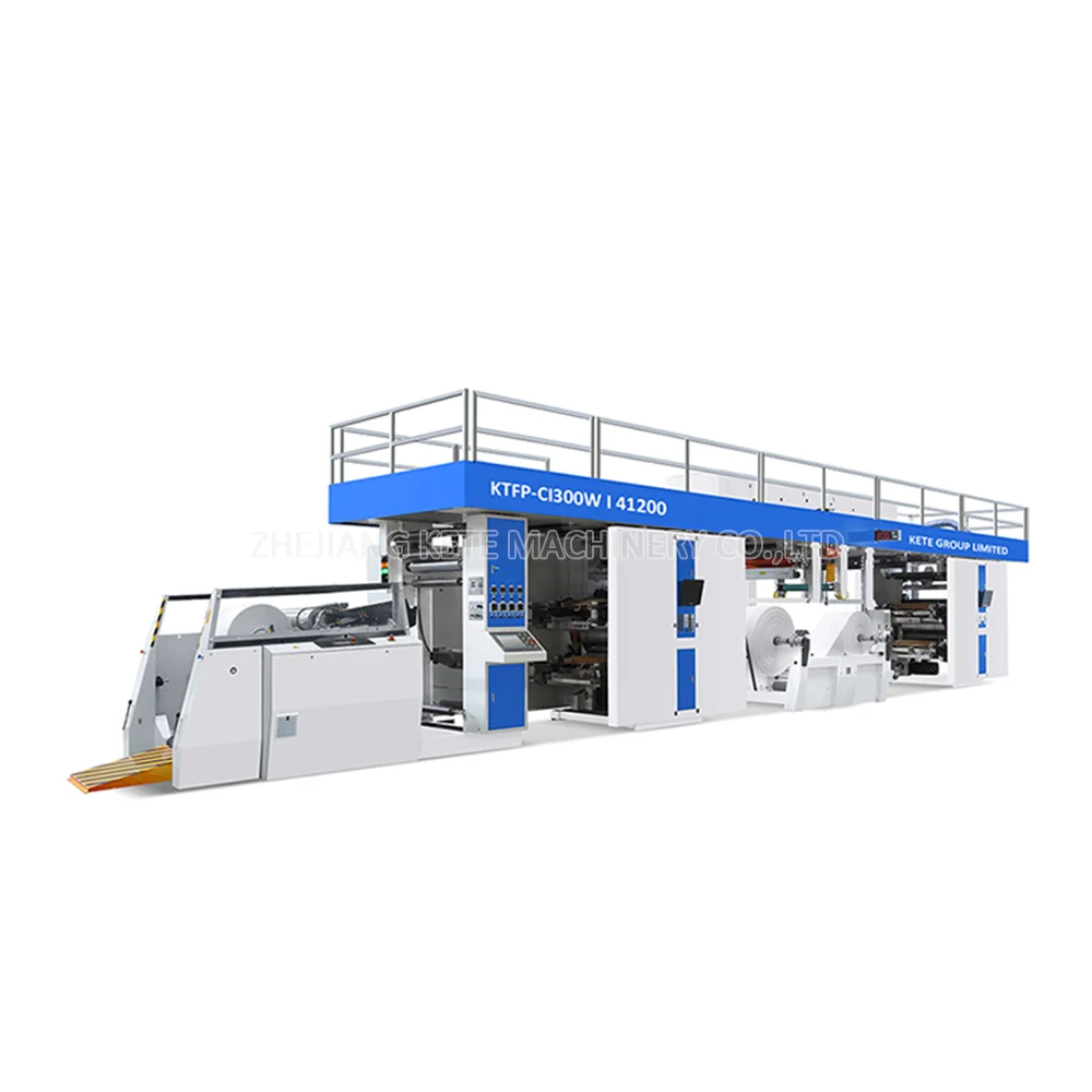 8 Color Flexo Printing Machine Printing Press For Woven Bag Ci Flexo Printing Machine Satellite Flexographic Press For Sale
