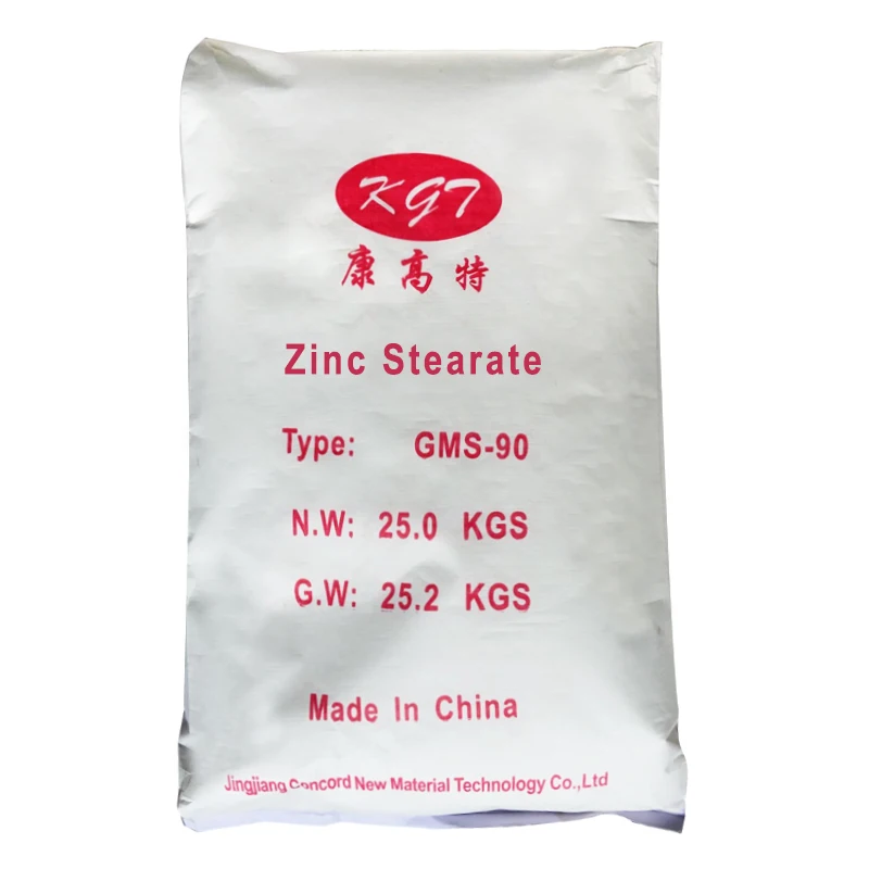 Zinc stearate for non-toxic stabilizers  increase initial whiteness and lubricity