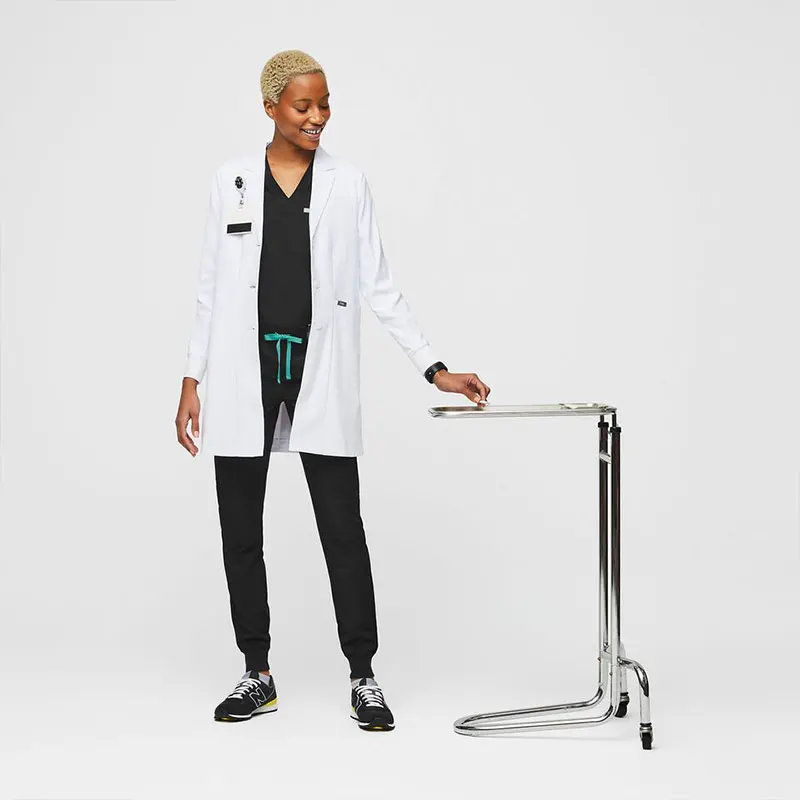 Bestex White Classic fit Lab Coats Nine Functional Pockets Anti Static Scrubs Medical Uniforms