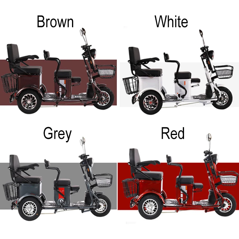 Wholesale 650W 48V Cargo Electric Tricycle LEAD-ACID Battery Cargo Ebike 3 Wheel Electric Bicycle For Adults