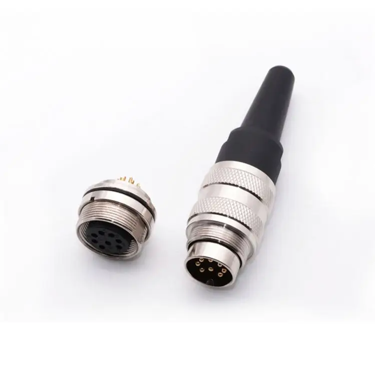 M16 IP67 Waterproof  2 3 4 7 8 pin male female connector