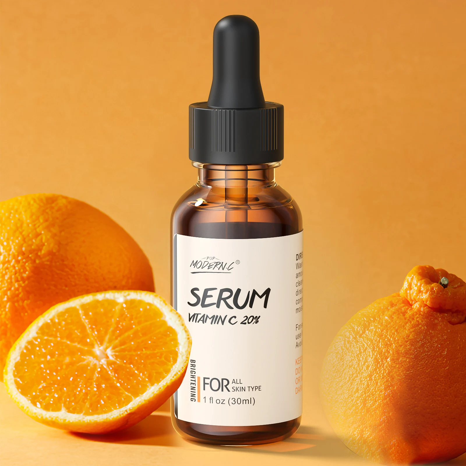 Skin Brightening Serum Vitamin C Serum with Hyaluronic Acid for Face 30ml Lightening Anti Aging Serum