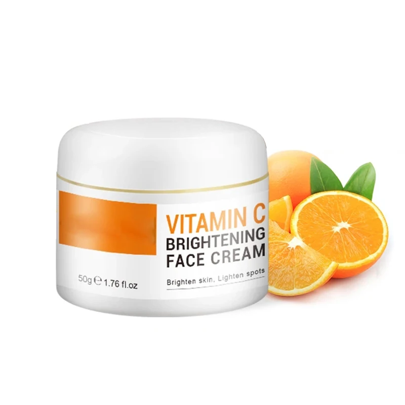 Private Label Vitamin C Anti Aging Skin Bleaching Cream Dark Spot Removing Face Whitening Cream
