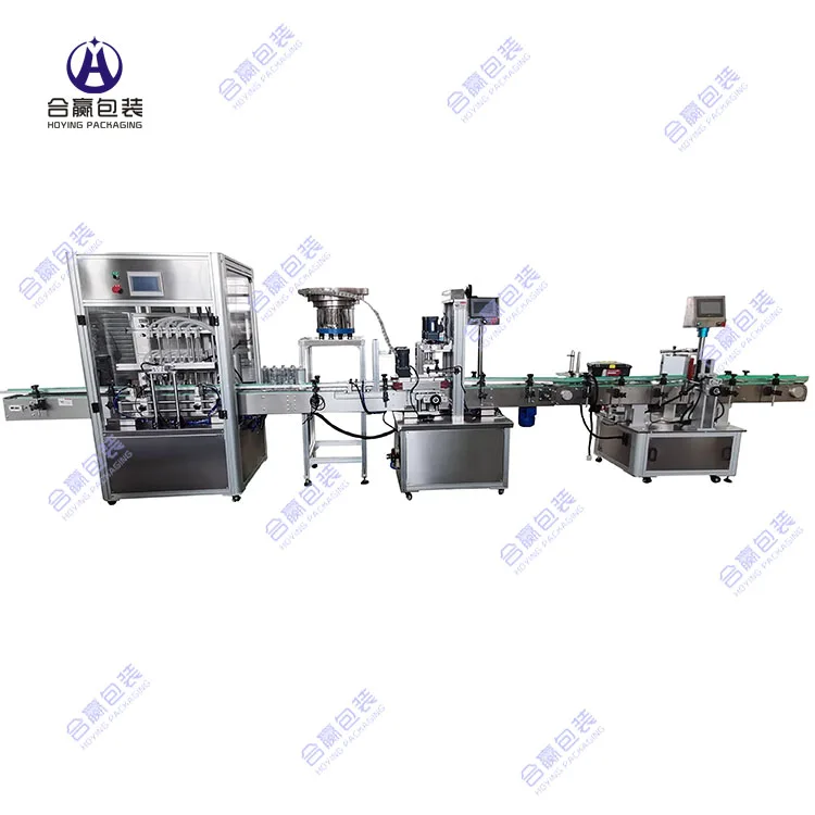 Low investment automatic liquid packaging machine cheap price bottle oil/perfume/liquid filling capping labeling machine