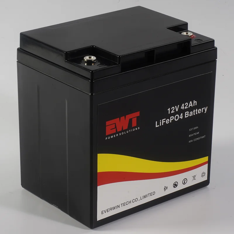 Prismatic LiFePO4 Battery 12.8V 42AH for Golf Car EV RV Electric Bicycle
