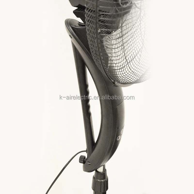 3D Wide-angle Air Supply Low Noise Strong Wind 3 Mode 12Hours Timer Standing Fan