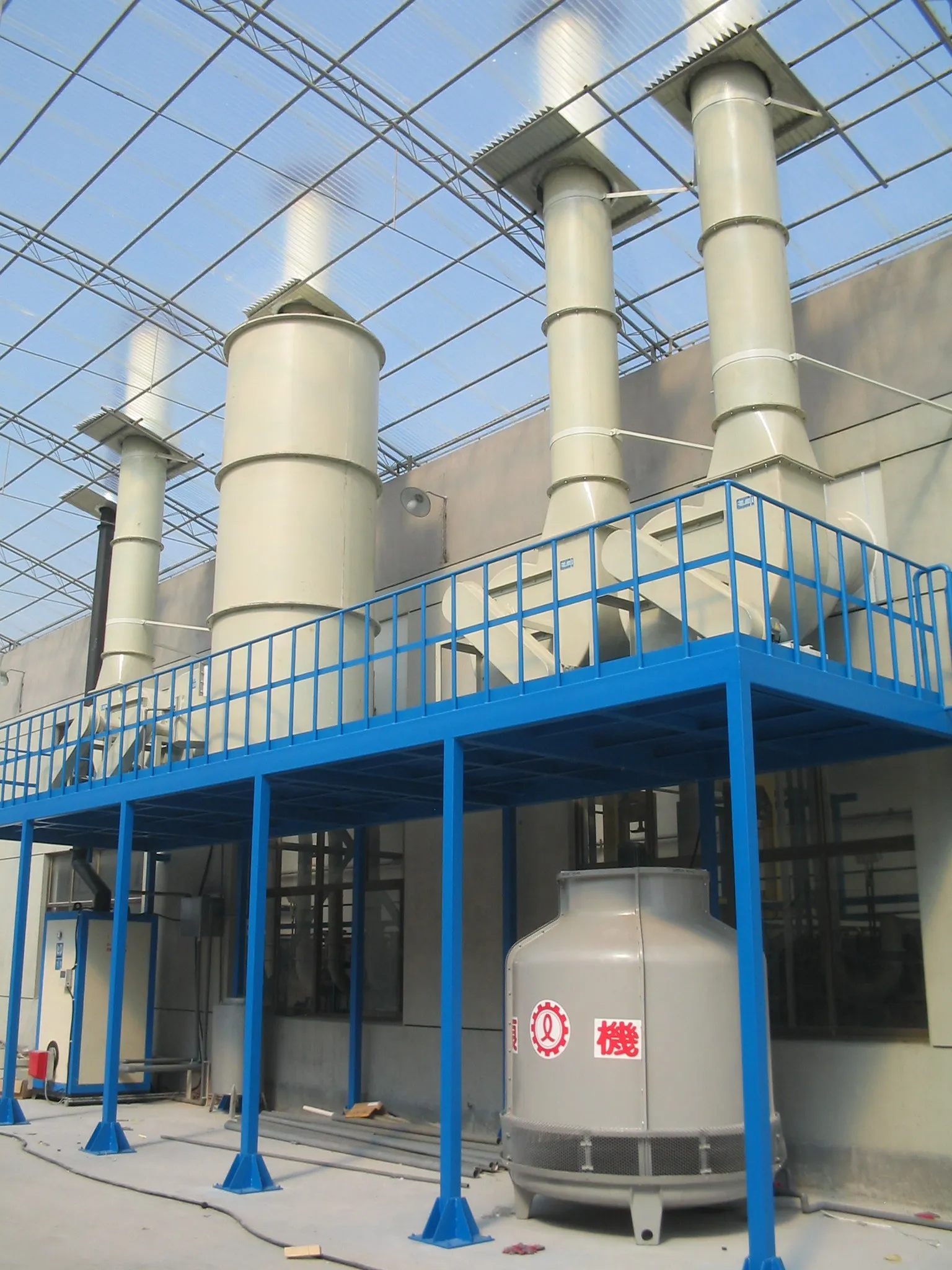 Automatic gantry type zinc plating production line