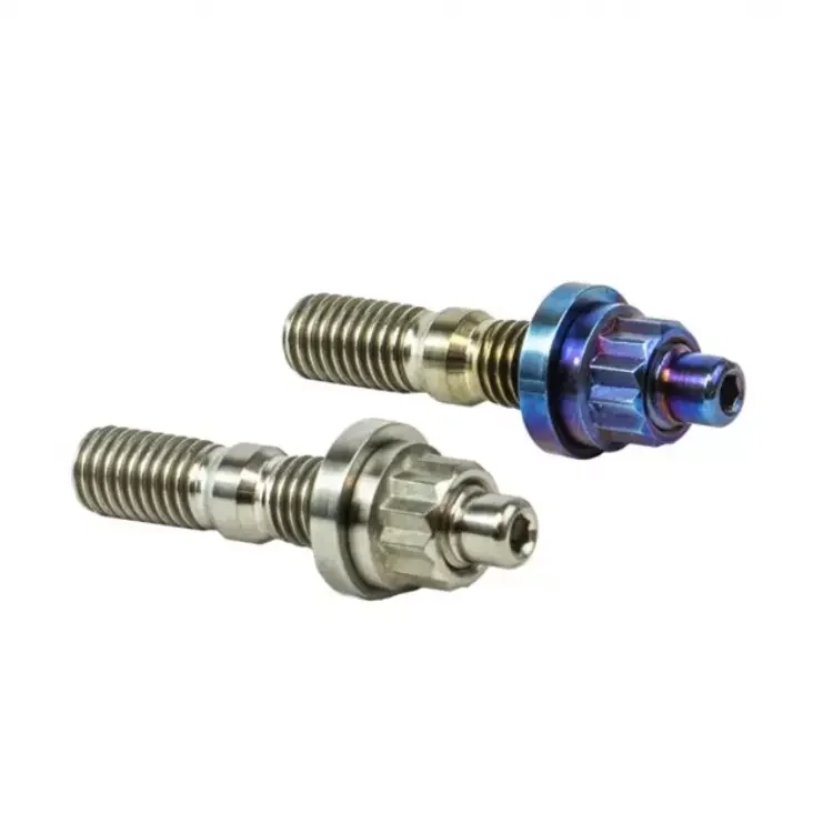 Titanium Exhaust bolt kit sets Precision custom titanium automotive exhaust pipe kit bolts, nuts and washers