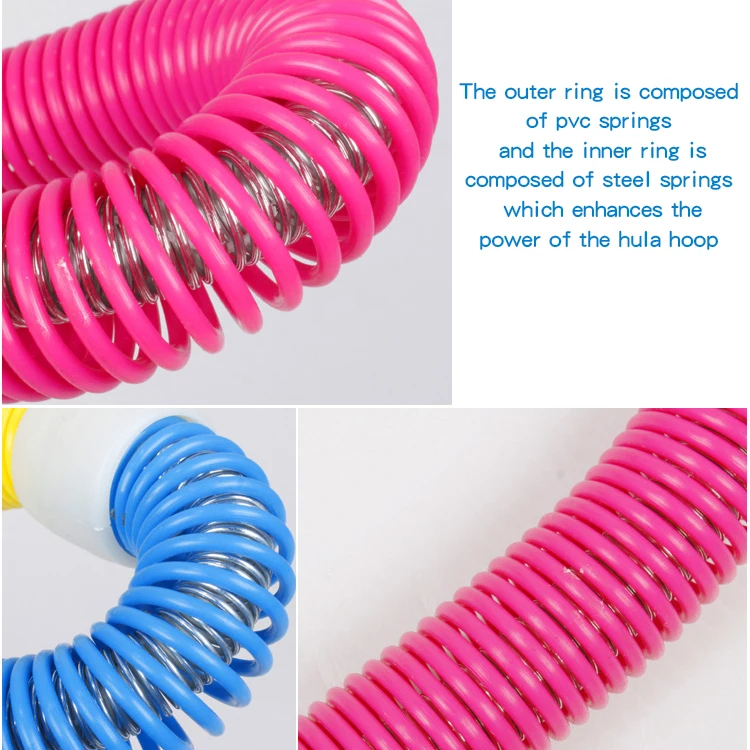 Hot sale Adult spring hula hoops  Multifunctional Adults Fitness Exercise Women  Soft spring Hula Hoops