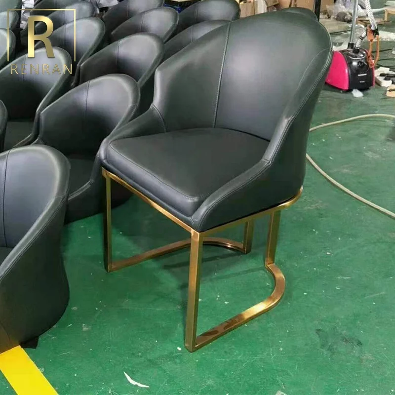 Modern new style elegant luxury nordic dining chair for restaurant dining chair white leather velvet dining chairs