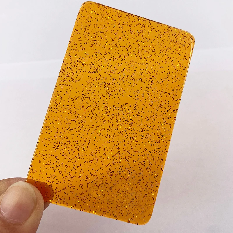 Glitter Acrylic Sheet, 3 mm chunky glittering Acrylic sheet panel board plate, custom translucent Acrylic Glittering Sheet