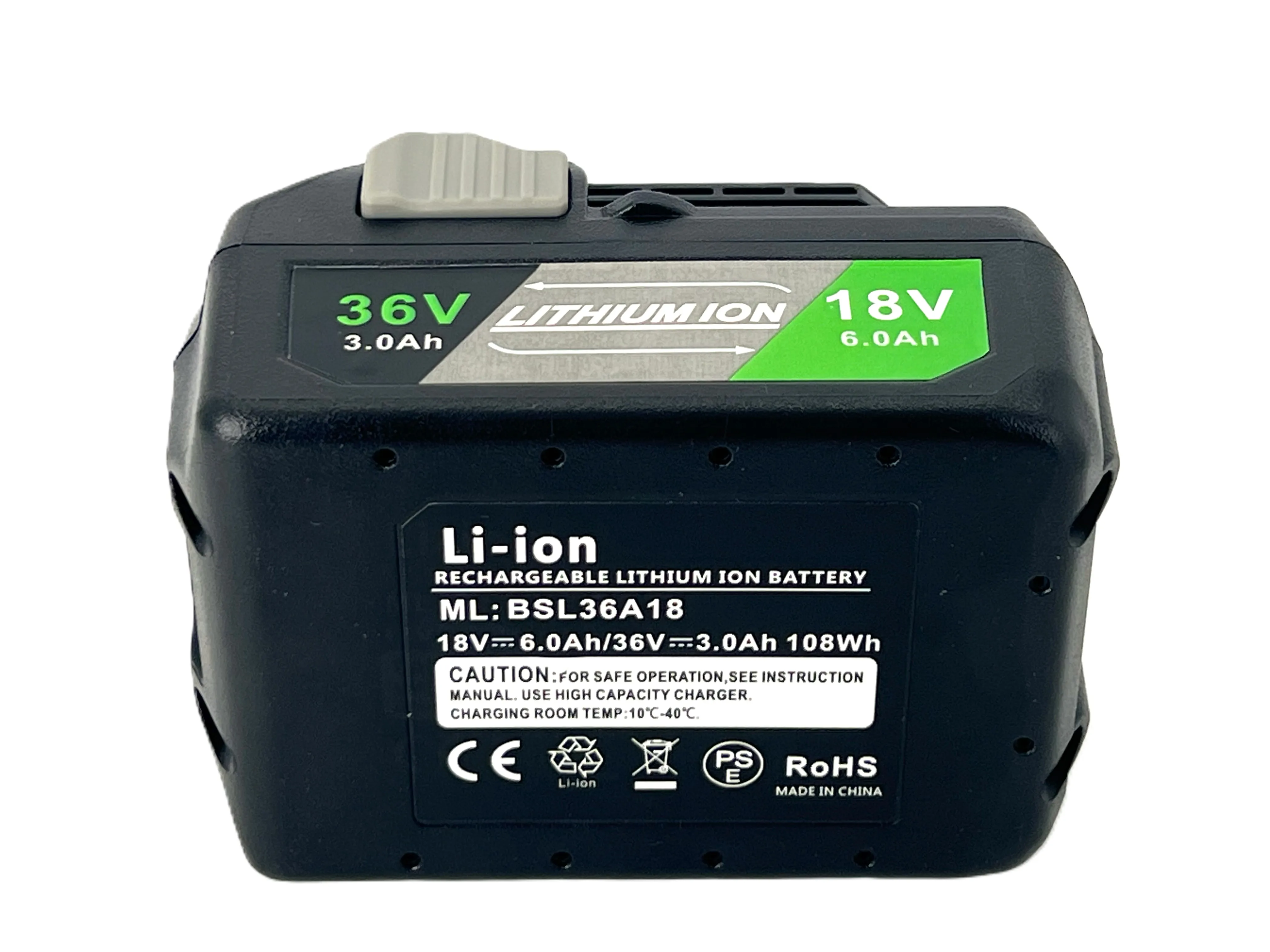 Сменный Аккумулятор для hikoki hitachi 18V/36V BSL36A18 BSL36B18 аккумулятор электроинструмента