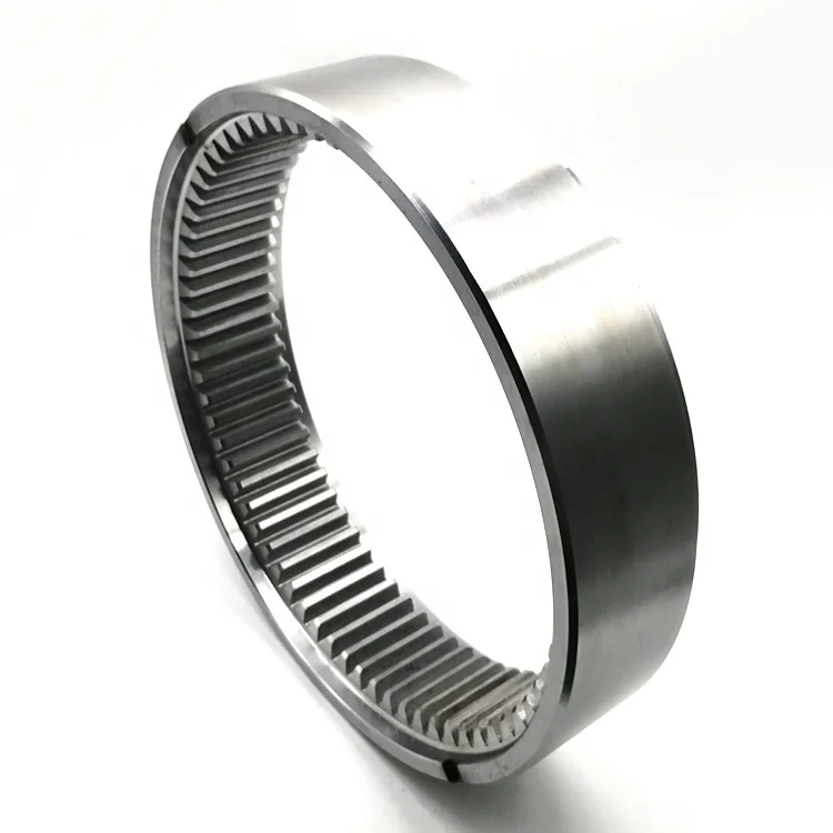 
Customized high precision transmission steel large industry ring gear for building material shops 