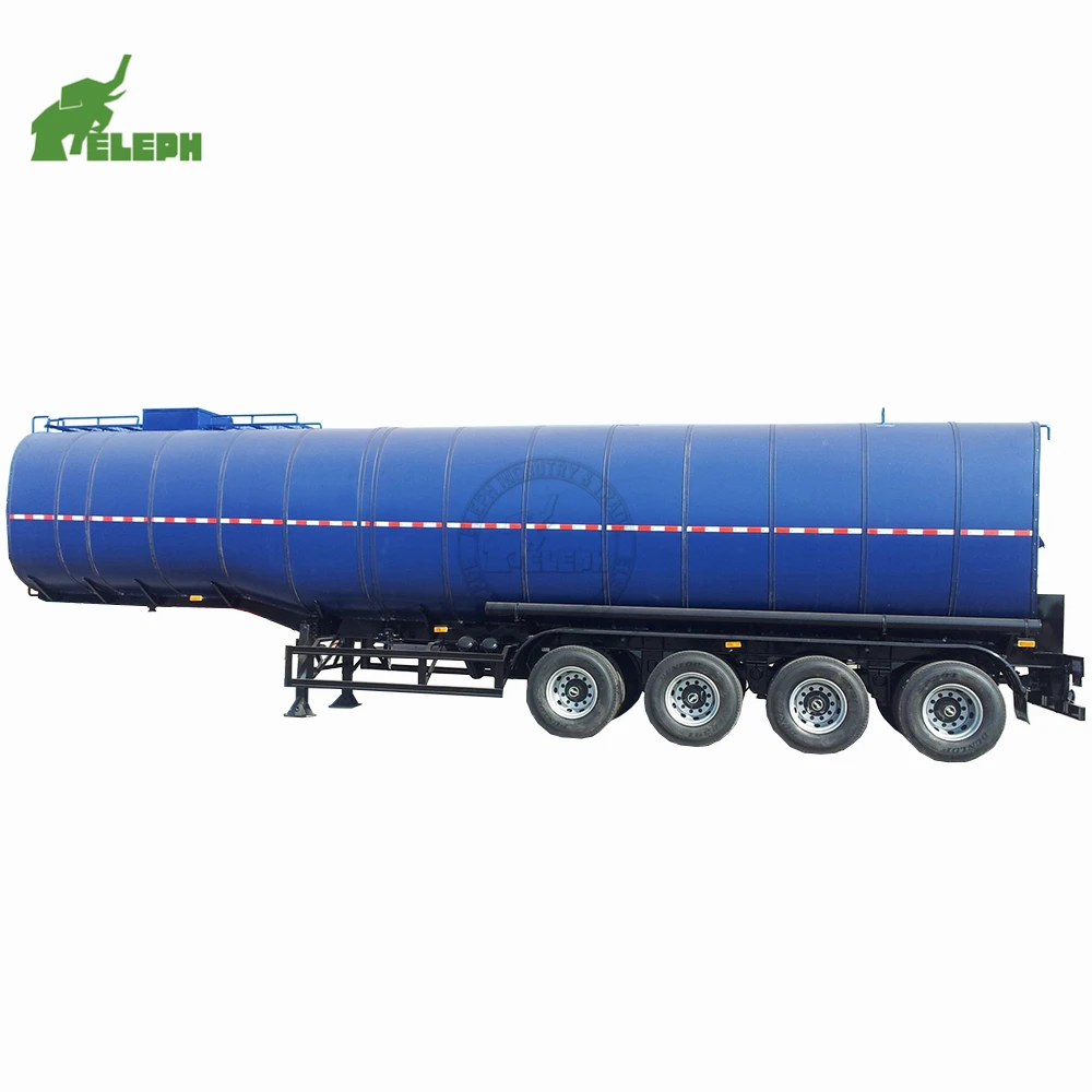 2024 Insulated Heavy Oil Bitumen Asphalt Tank Trailer With 60Ton Heated Bitumen Transport For Sale 12
