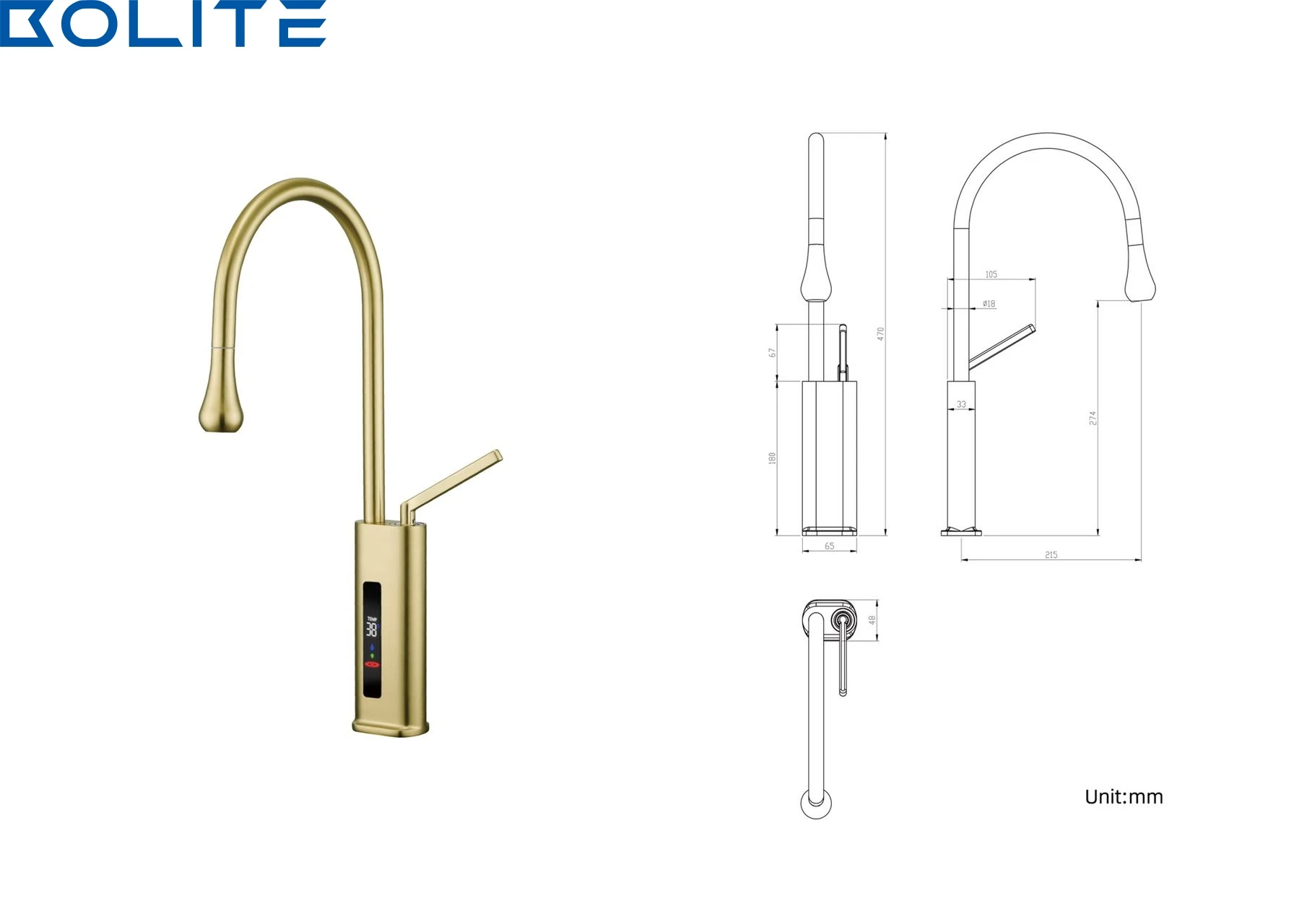 smart faucet Tankless Water Heater Faucet Sensor Intelligent kitchen sink faucet