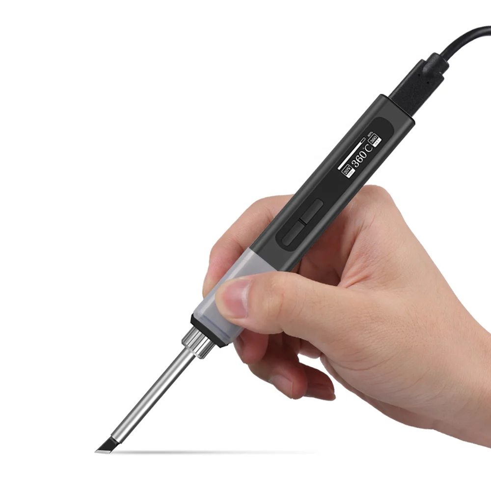 Original GD300 electric mini usb smart portable digital soldering iron 65w fer a souder Adjustable Temperature
