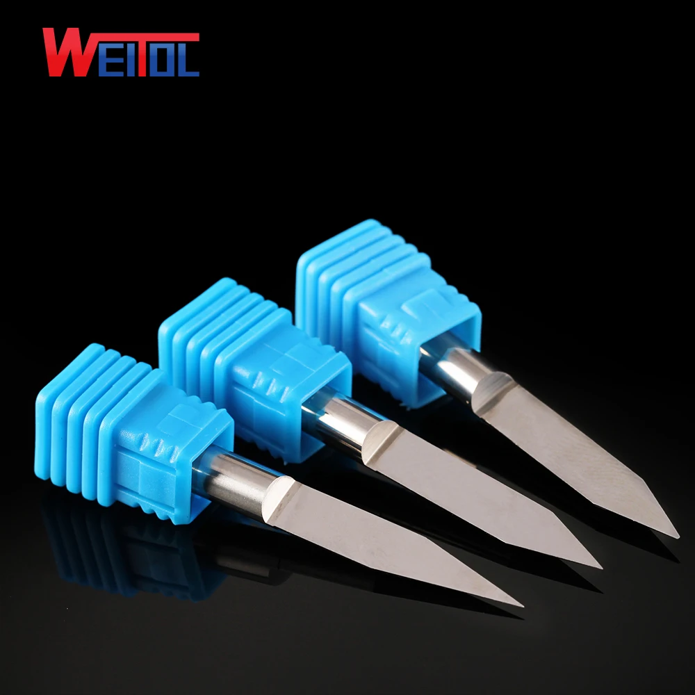 WeiTol carbide N 6mm flat bottom engraving bits engraving tool cnc wood carving tool