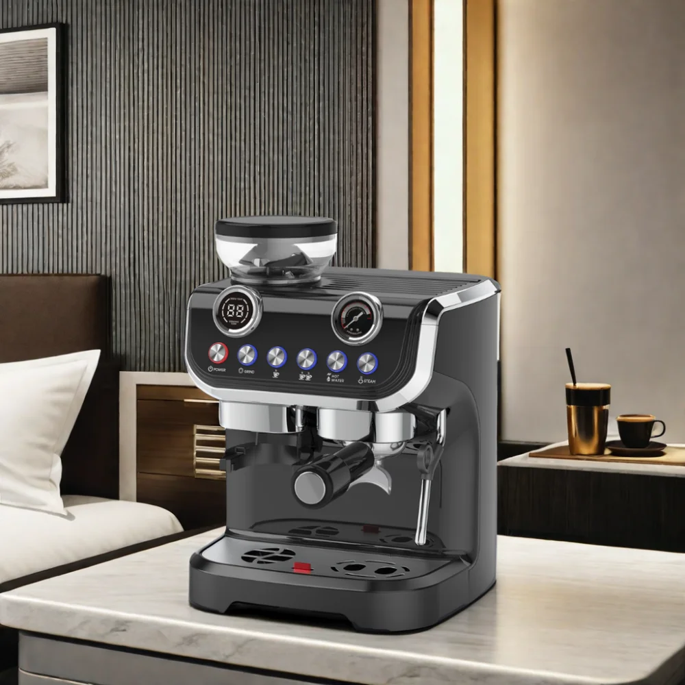 italian semi auto 1 group home espresso coffee making machine automatic good quality for sale