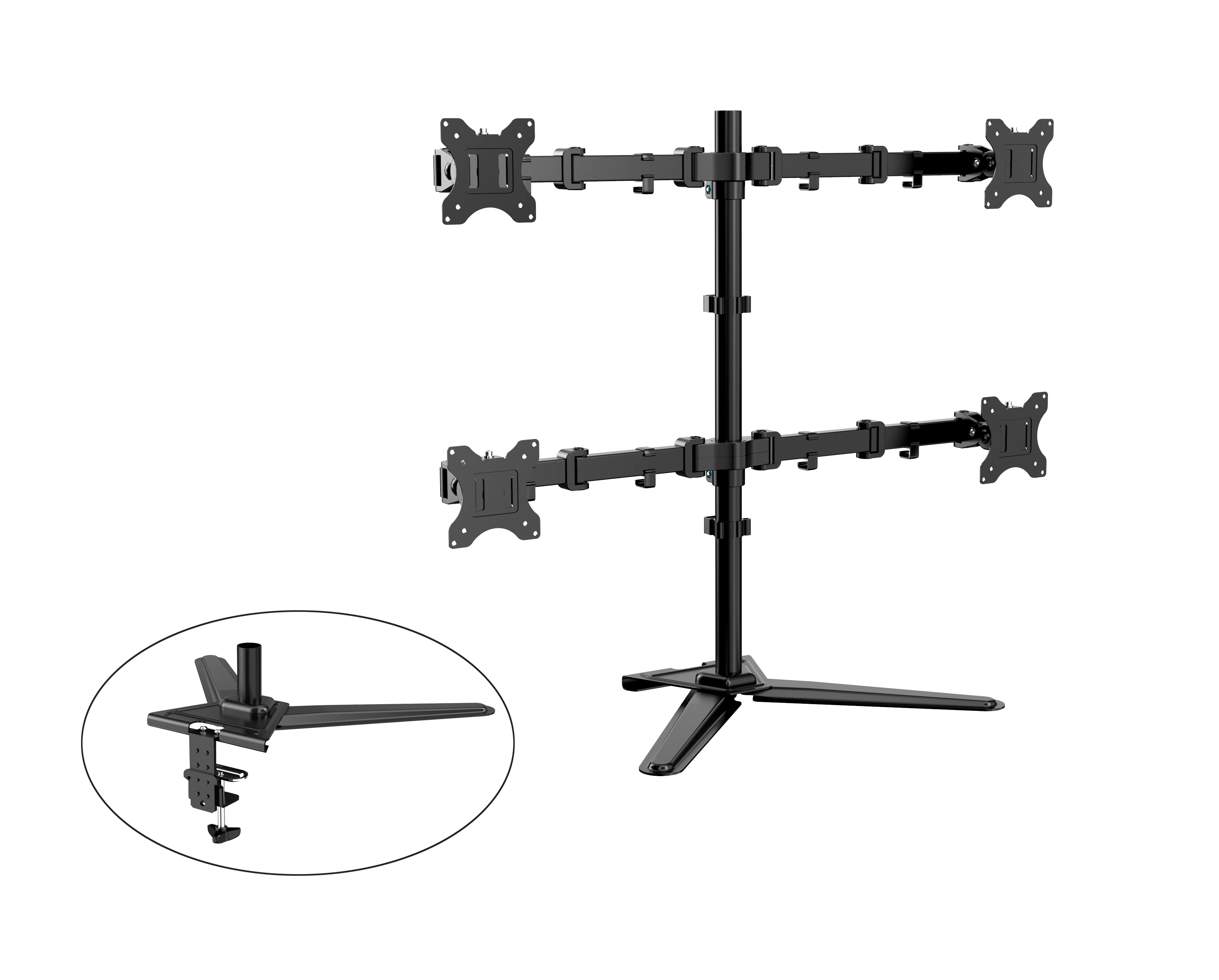 2024 New Product Furniture Four Monitor Stand And Laptop Stand For 2-9 kgs