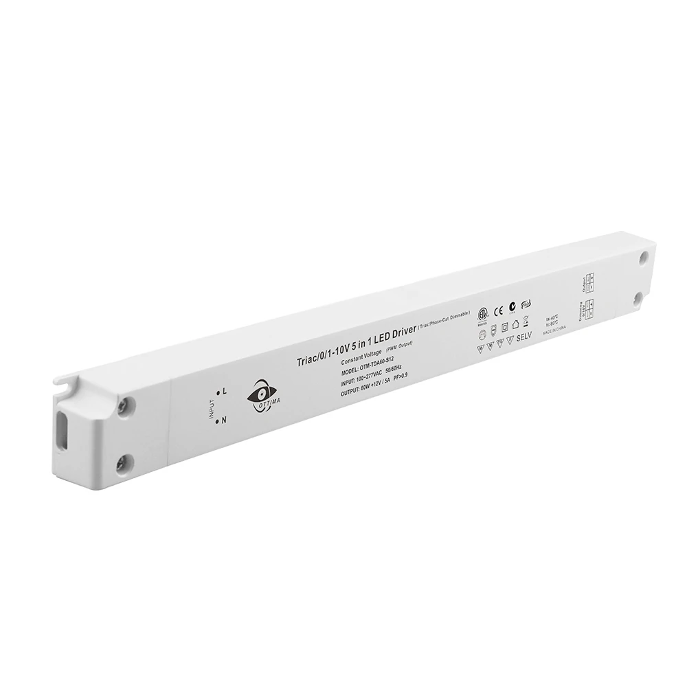 PF > 0.96 PWM Output Triac Dimmable Phase cut Dimming Slim Version LED Driver 12V 3A 36W