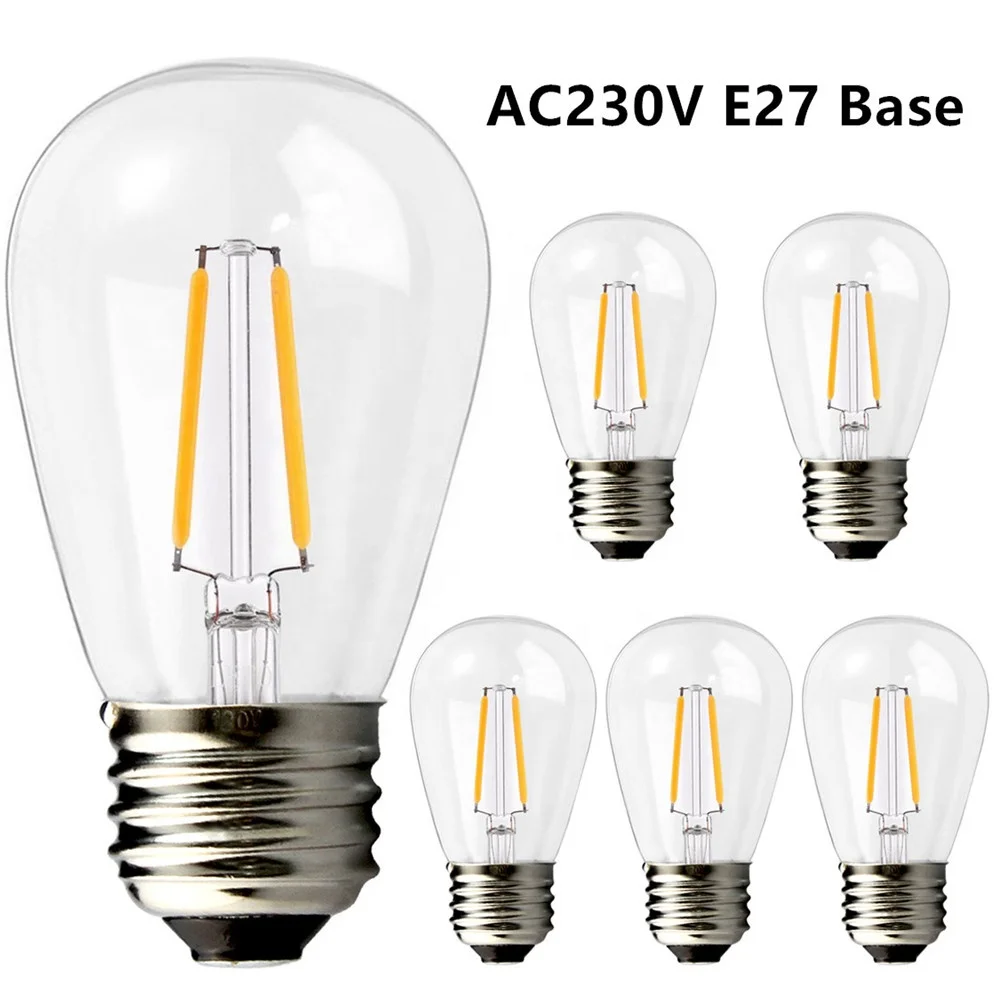 6pcs pack BRIMAX E26 E27 base dimmable LED filament bulb led string lights bulbs