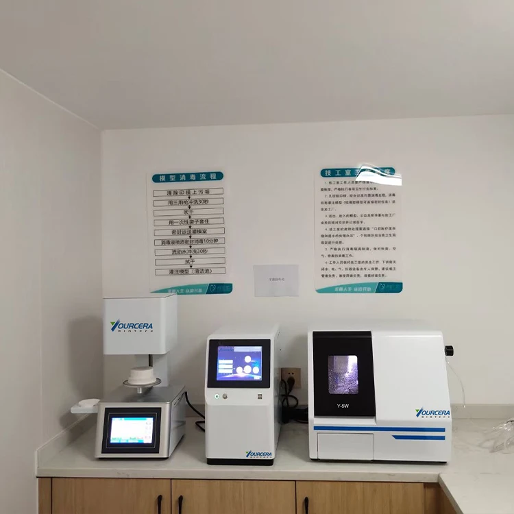 Yourcera Dental Lab Equipment Titanium Premill Abutment 5 Axis Wet Milling Machine