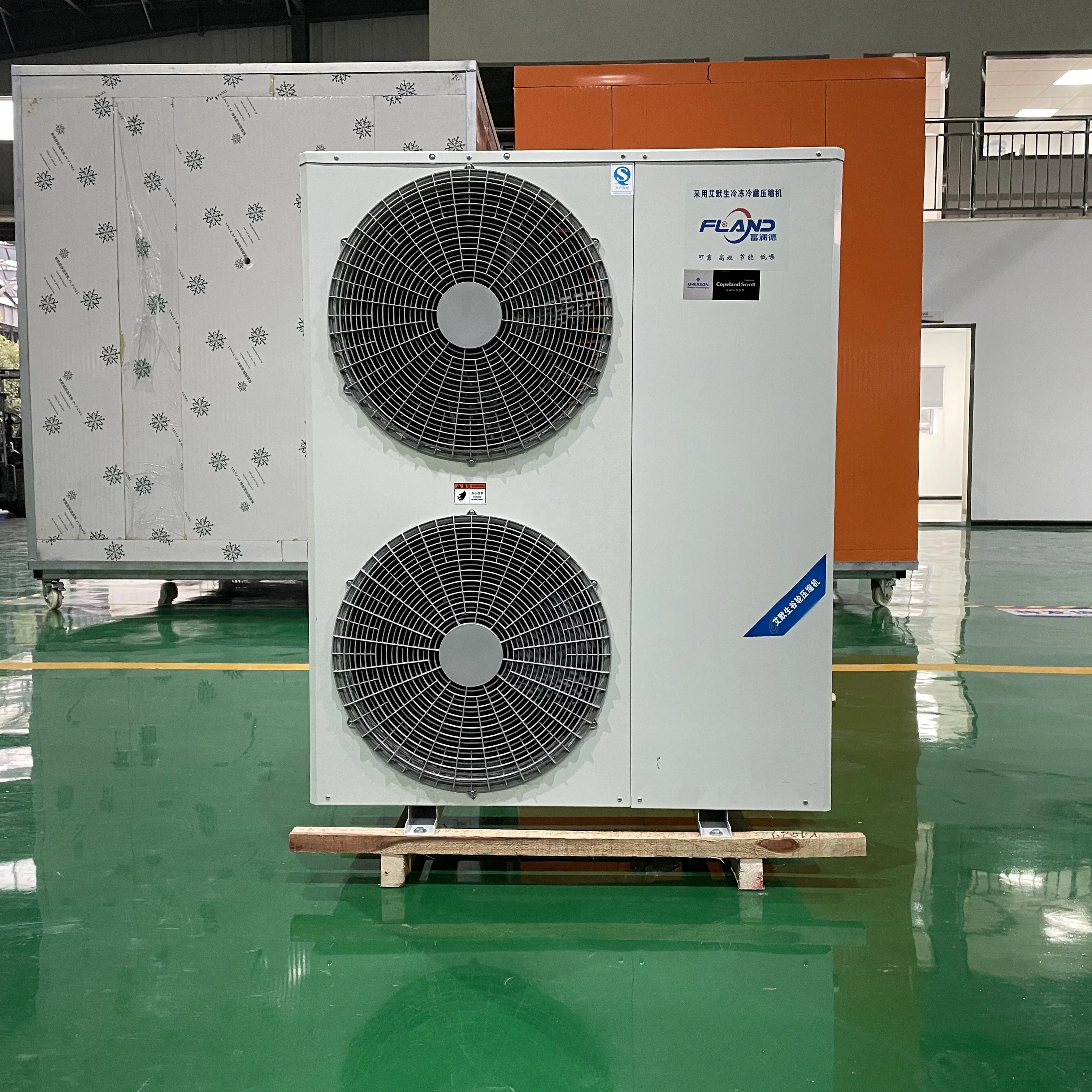 Box Type Copeland 3HP 4HP 5HP 6HP Compressor Condensing Unit For Cold Room