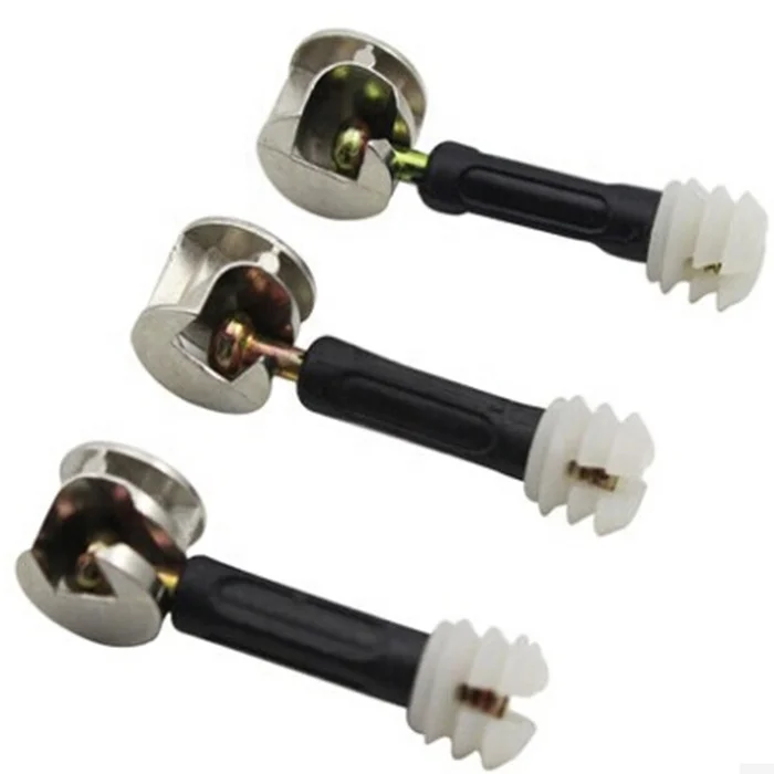 Hardware 3 in 1 Plastic Furniture Cam Lock Fittings Connector Fitting