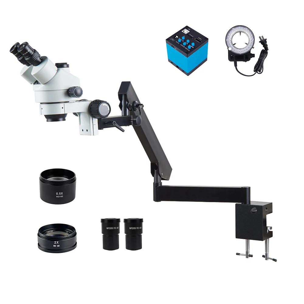 3.5X-180X Тринокулярный высокой мощности цифровой стерео микроскоп для Алмазный Декор и гравировки
