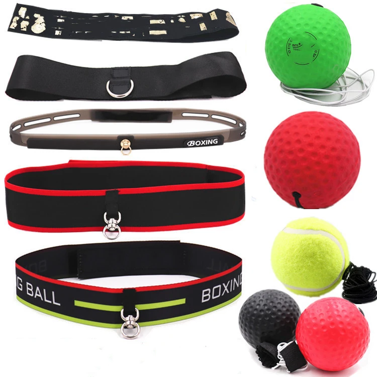 Gym Fitness Reflex Pu Foaming Speed Balls Boxing Punching With Headband Reflex With Headband Speed Balls