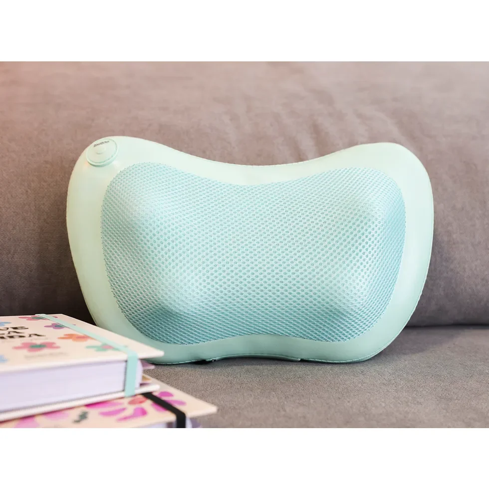New Product idea 2024 Shiatsu infrared electric massage pillow with heat back and neck massager pillow body relax
