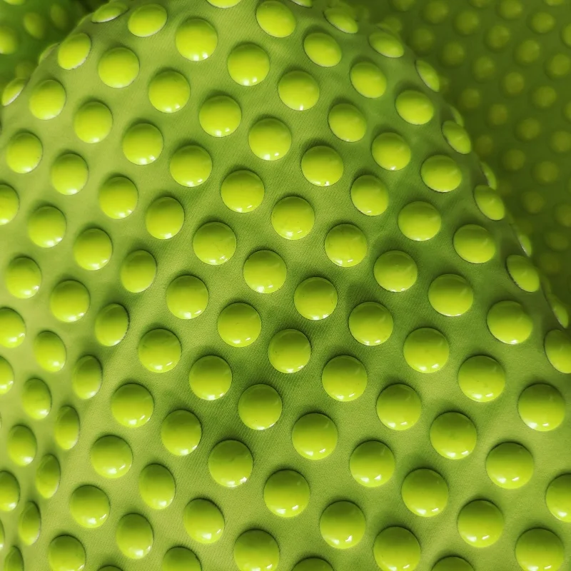 New Arrivals Luxury Lemon Green Beaded Lace Fabric Crystal Rhinestone Green Lace Fabric With Rhinestone