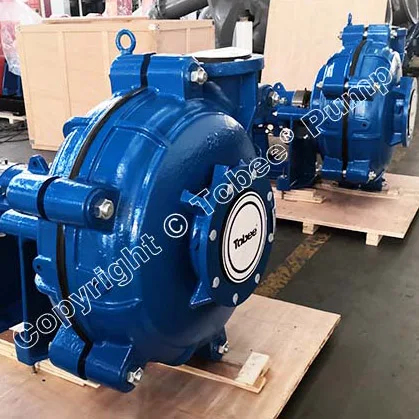 Rubber Lined Standard Heavy Duty Slurry Pumps used in Process Plant Transfers