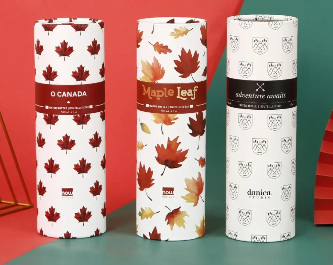 High quality simple fashion can still put perfume oil painting rod kraft paper cylinder packaging box