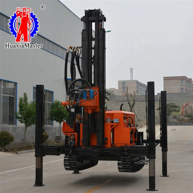 
FY200 steel caterpillar type pneumatic water well drilling rig civil engineering drilling machine 