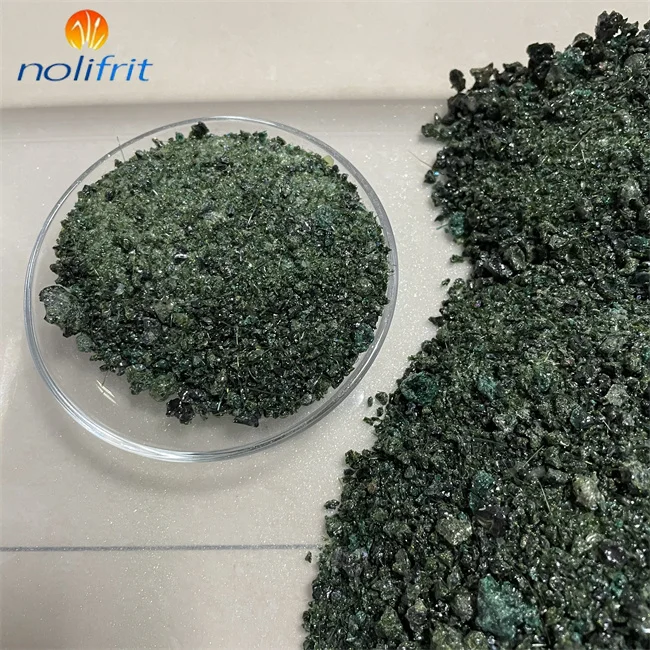 High Quality Titanium Lake Blue Enamel Frit for Cookware Cover Coat