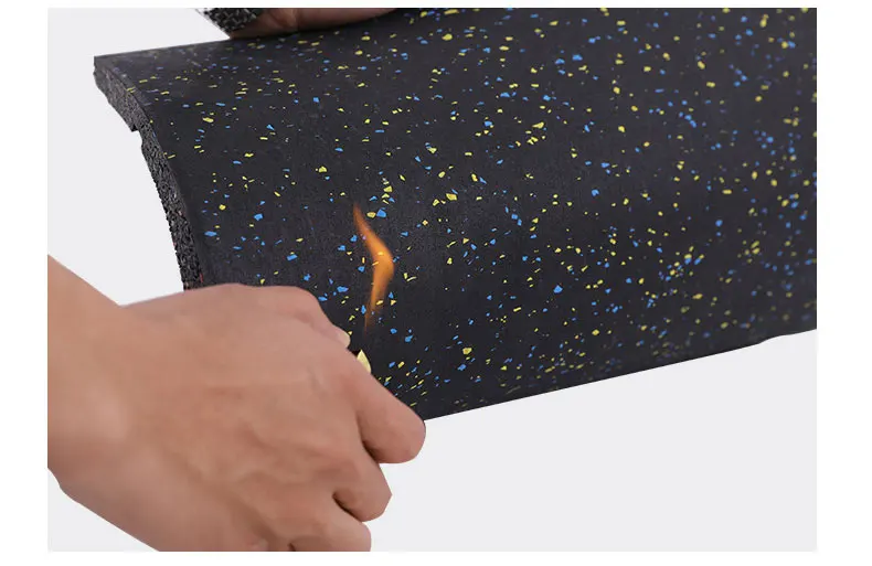 Gym Mats Rubber Flooring Non-toxic Gym Rubber Flooring Eco-friendly Rubber Gym Flooring Mats Epdm