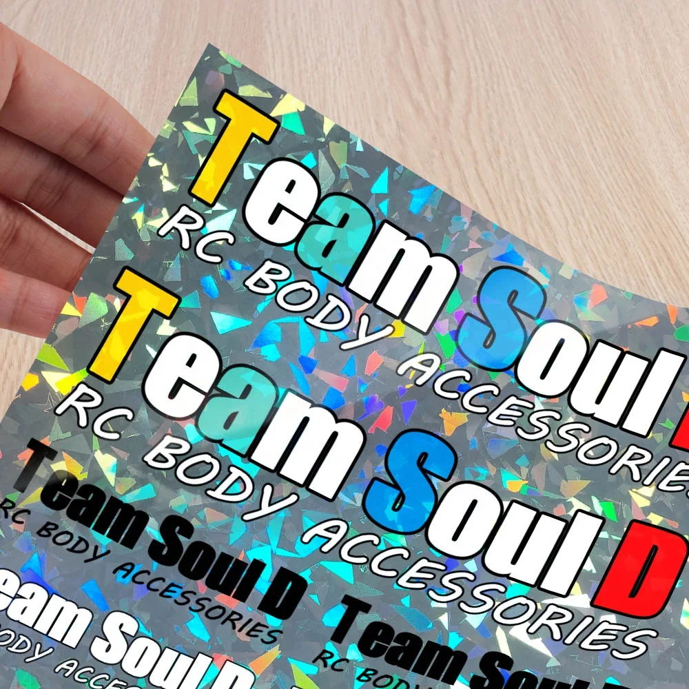 Self Adhesive Transparent Holographic Thermal Lamination Photovoltaic Film BOPP Inkjet Hologram Sticker Paper