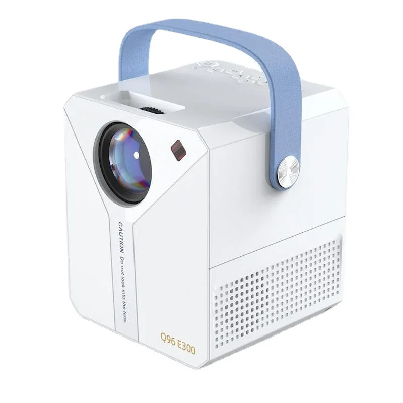 120ANSI lumens LCD smart Q96 E300 video projector android 9.0 manual focus dual wifi hifi speaker home theater projector