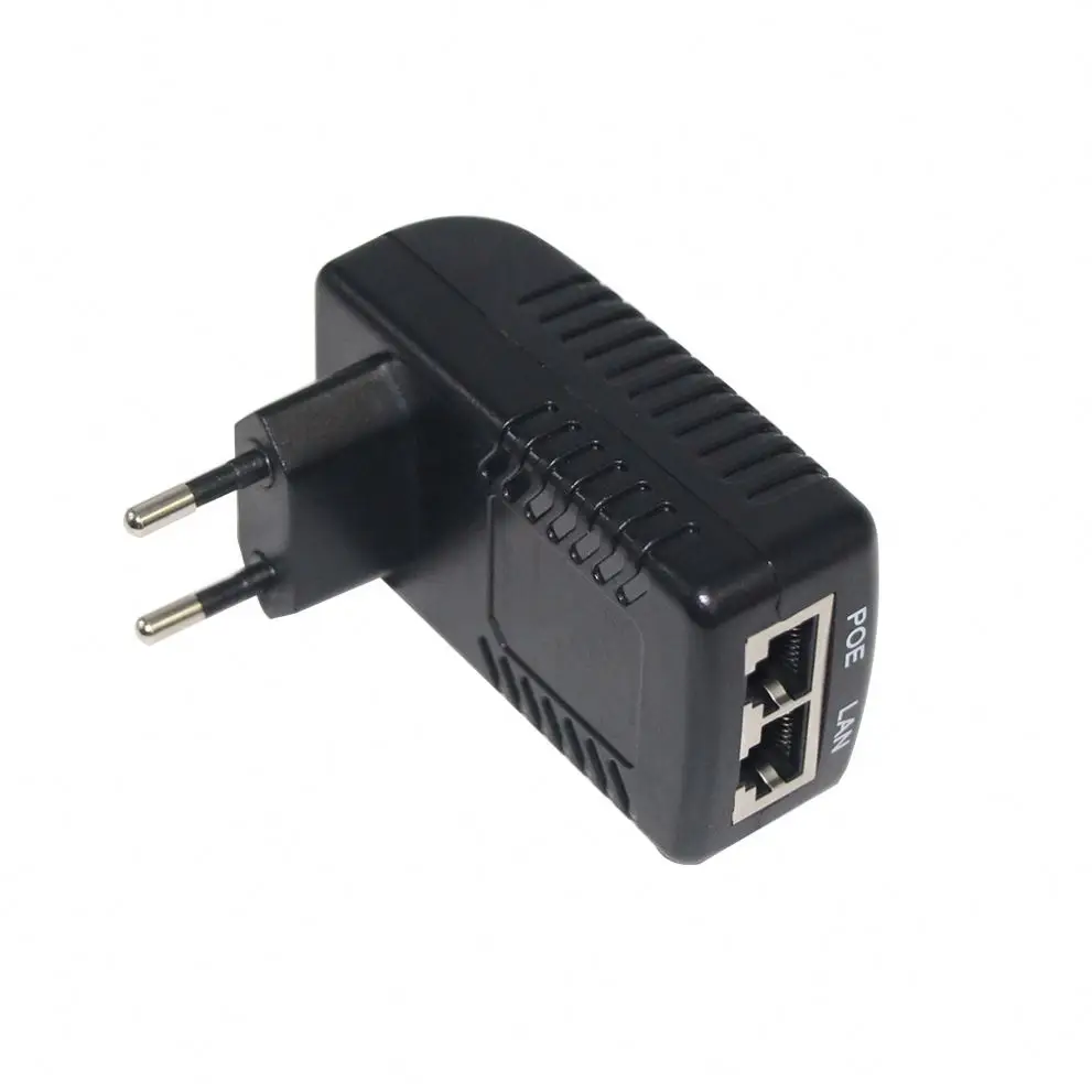 Инжектор Ip камера Rj45 48v 12v 1a 2a сплиттер 500ma 2 24v Dc 30v Dual 0.4a Kc Kit Poe Adaptador