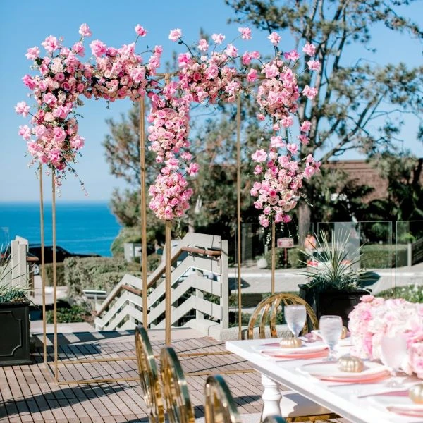 New style tall flower stand wedding stage decoration for  back drop stand  wedding sign  party backdrop pedestal stand sunyu153