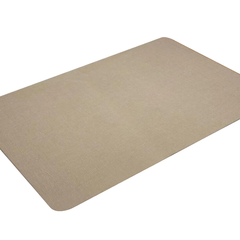 40*60cm Custom Flock Nature Rubber Anti Fatigue Door Mat Anti Slip Odorless Floor Mat