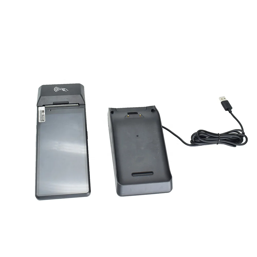 Basement charging cradle for pos terminal