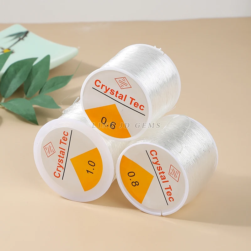 100M/Rolls version 0.4mm-1mm strong stretch crystal elastic Line Stringing beaded string bracelet jewelry material bead string