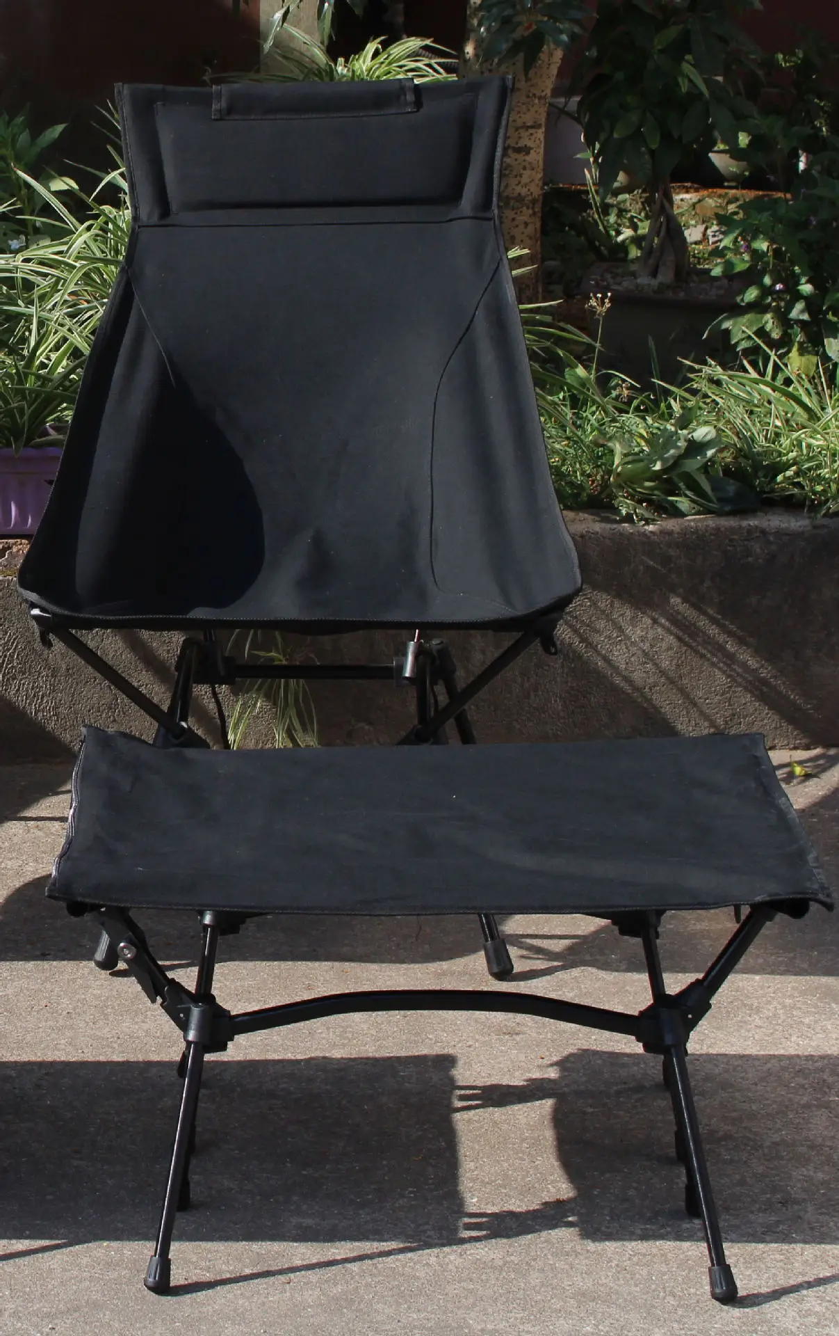 Lightweight Adjustable Folding Up Space Saving Moon Chair For Beach Camping Backyards