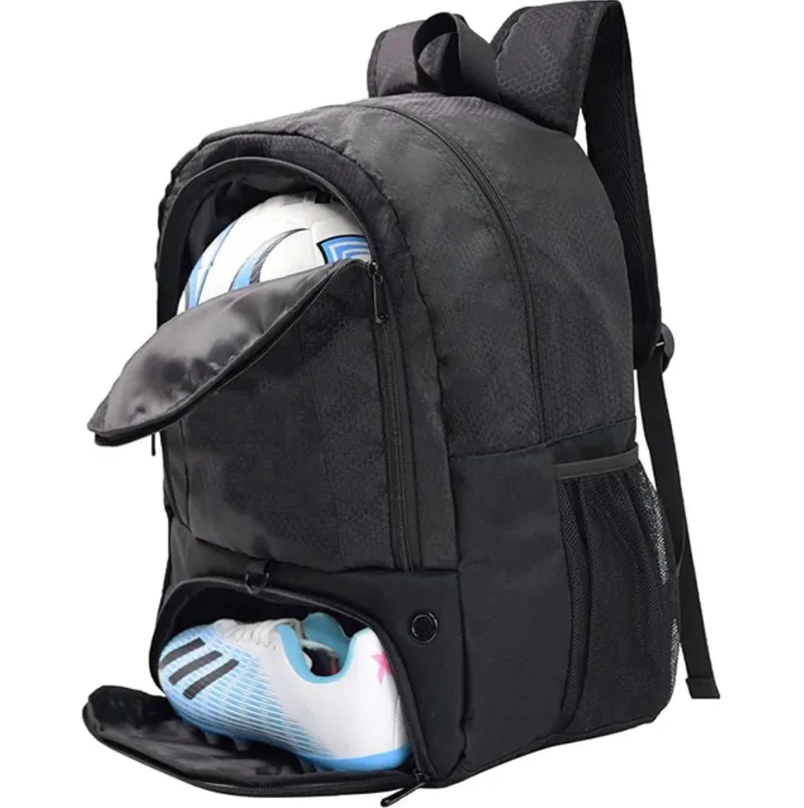 Multi Functional Outdoor Logo Custom Football Backpack Shoe Bag For Training Casual Sports Backpacks Boys Girls