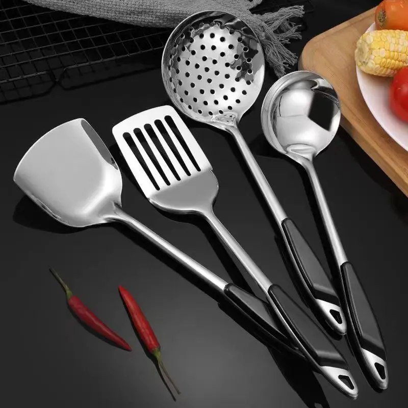 stainless steel kitchen accessories wholesale kitchen products utensils cookware utensils 6 piece set for home kitchen