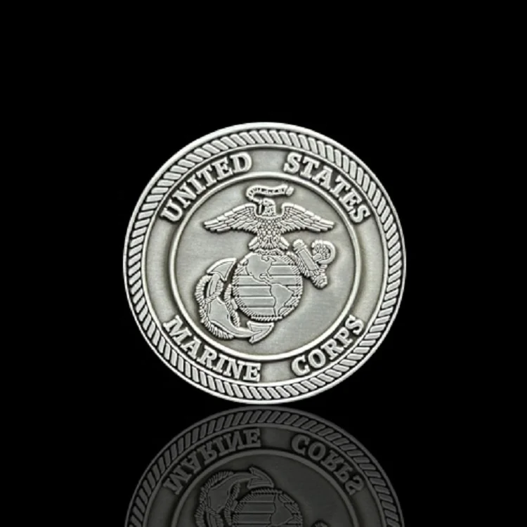 High Quality Custom 3D Die Cast Old Logo Antique Copper Metal Engraved Number Challenge Coins For Souvenir