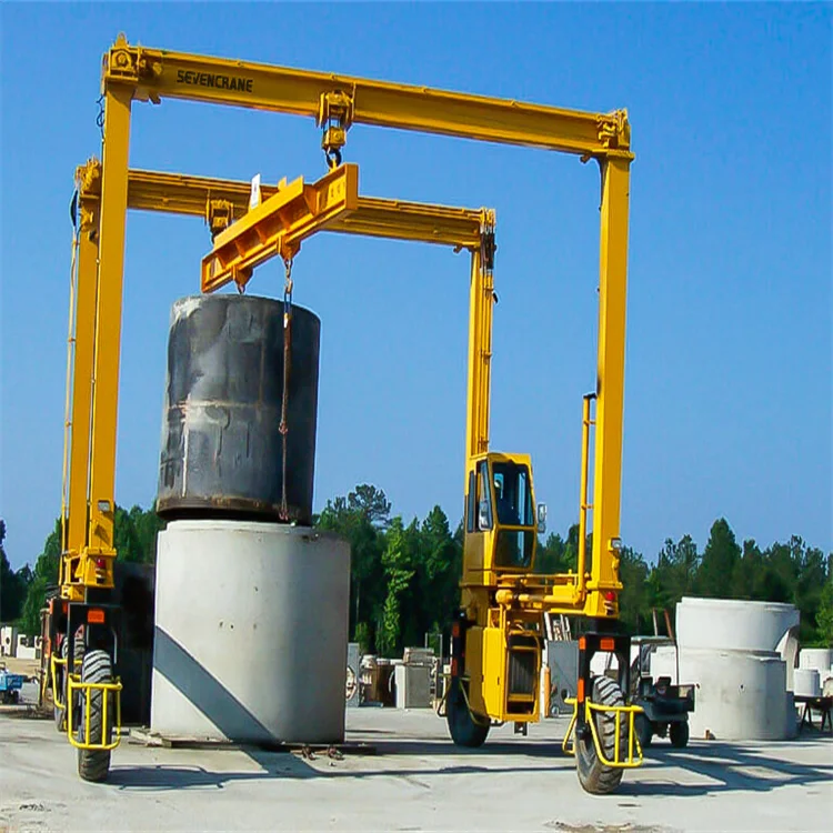 Rtg Cranes on board container port gantry crane cost 30 ton 35 ton 45 ton rubber tyred gantry crane for sale